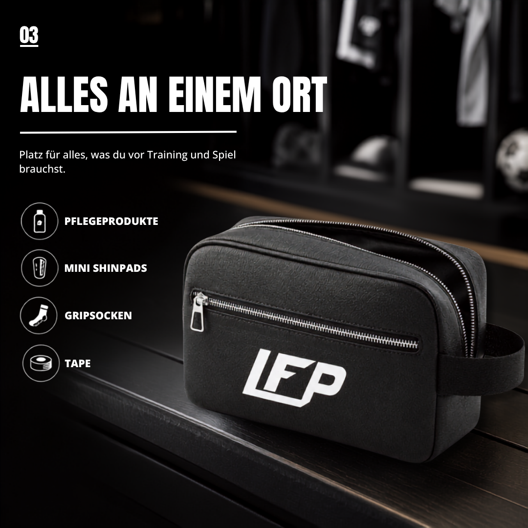 LFP Kulturbeutel – Wasserabweisender Sports & Travel Bag für Fußballer