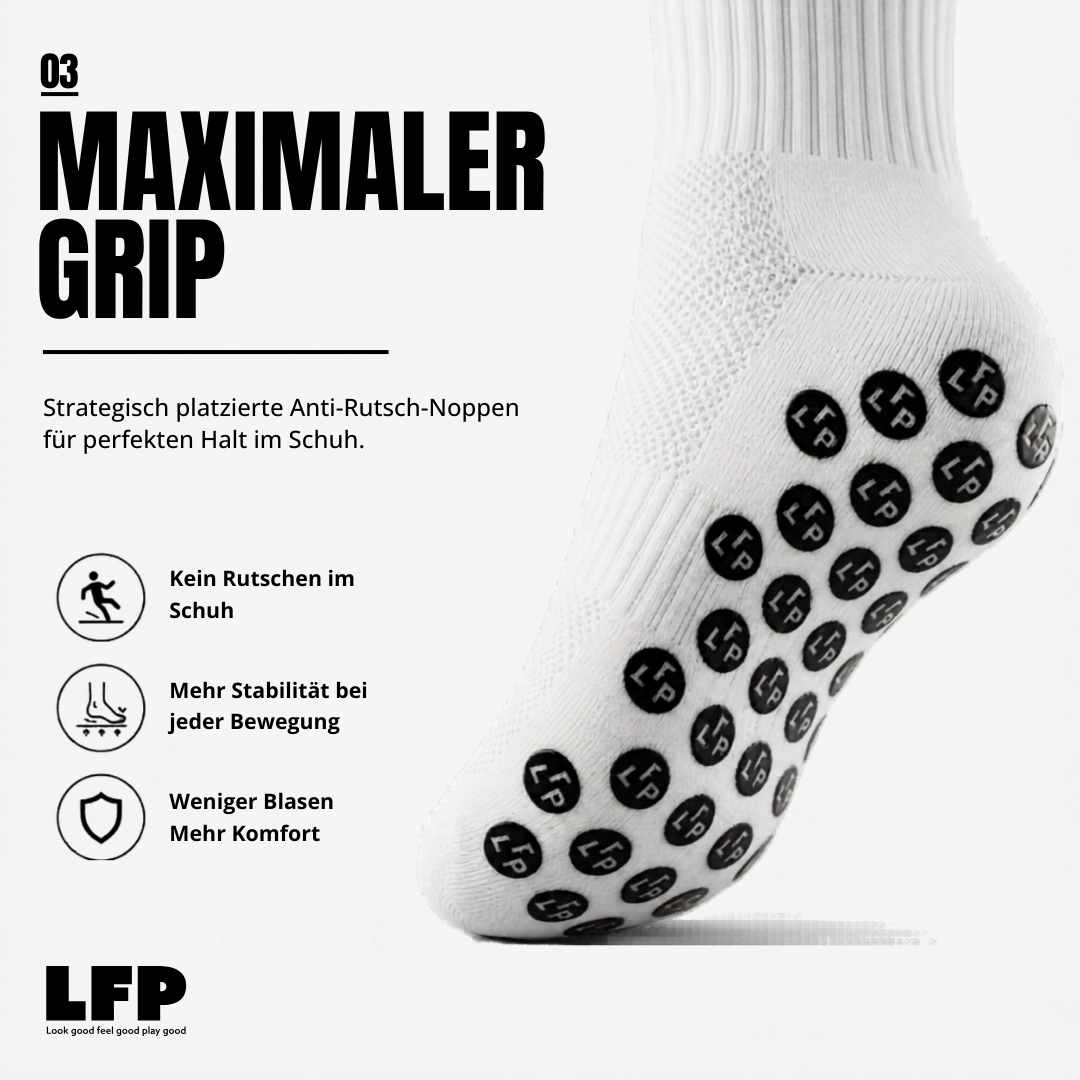 LFP 4ER Gripsocks Bundle – Frei kombinierbare Anti Slip Fußballsocken