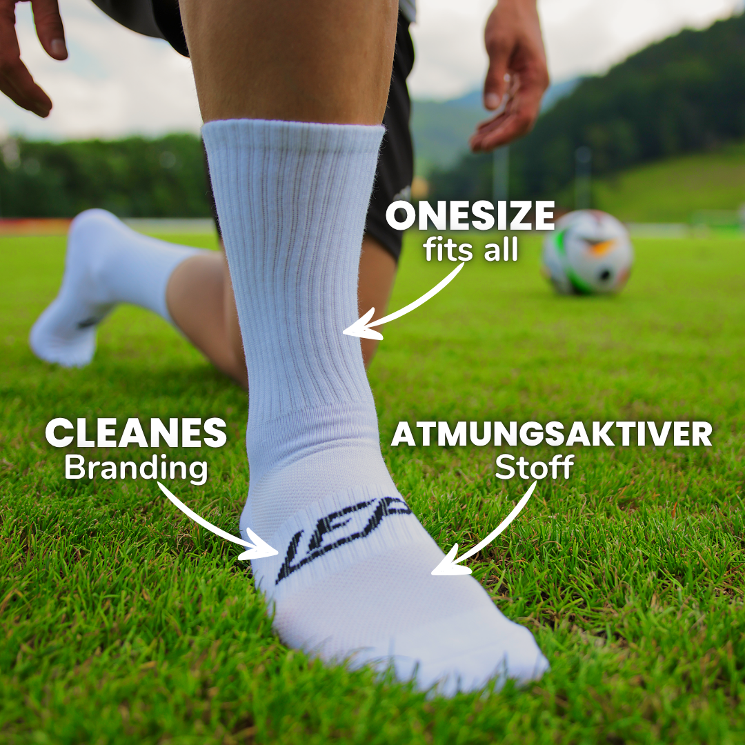 Baller Bundle: 2x Gripsocken & Mini Shinpads (9,5 x 6cm)